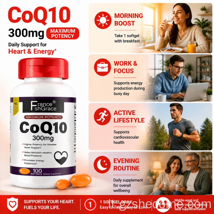 Il nuovo arrivo Shecome Coq10 supporta la salute del cuore